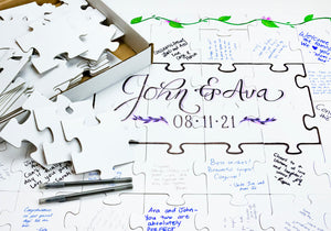 Wedding Guest Book Puzzles