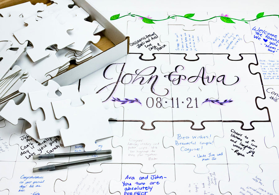 Wedding Guest Book Puzzles