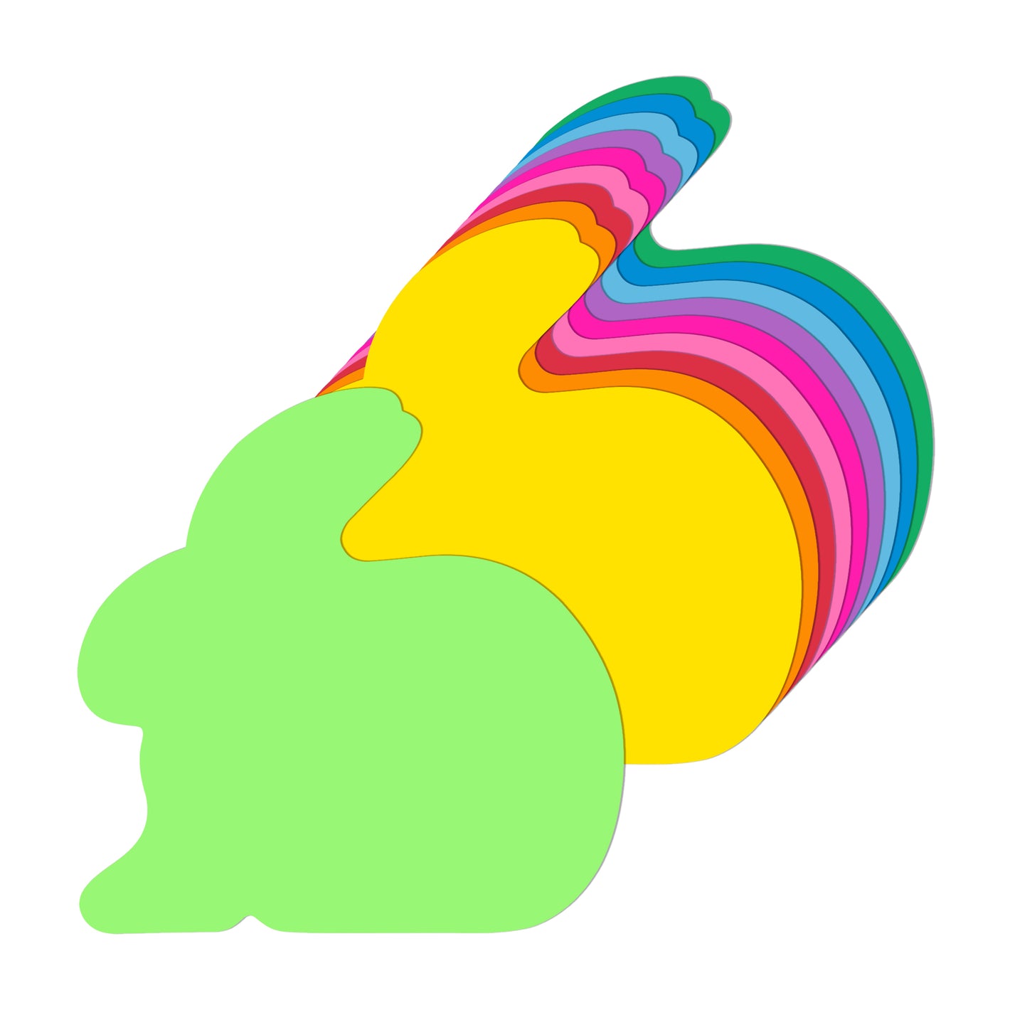 Bright Shapes - 5" Bunny