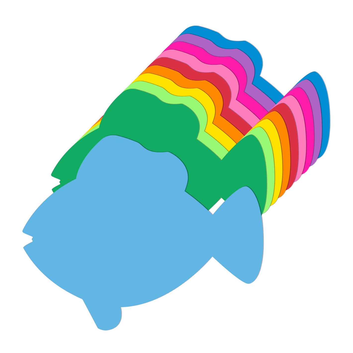 Bright Shapes - 7.5" Fish