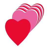 Bright Shapes - 6" Hearts