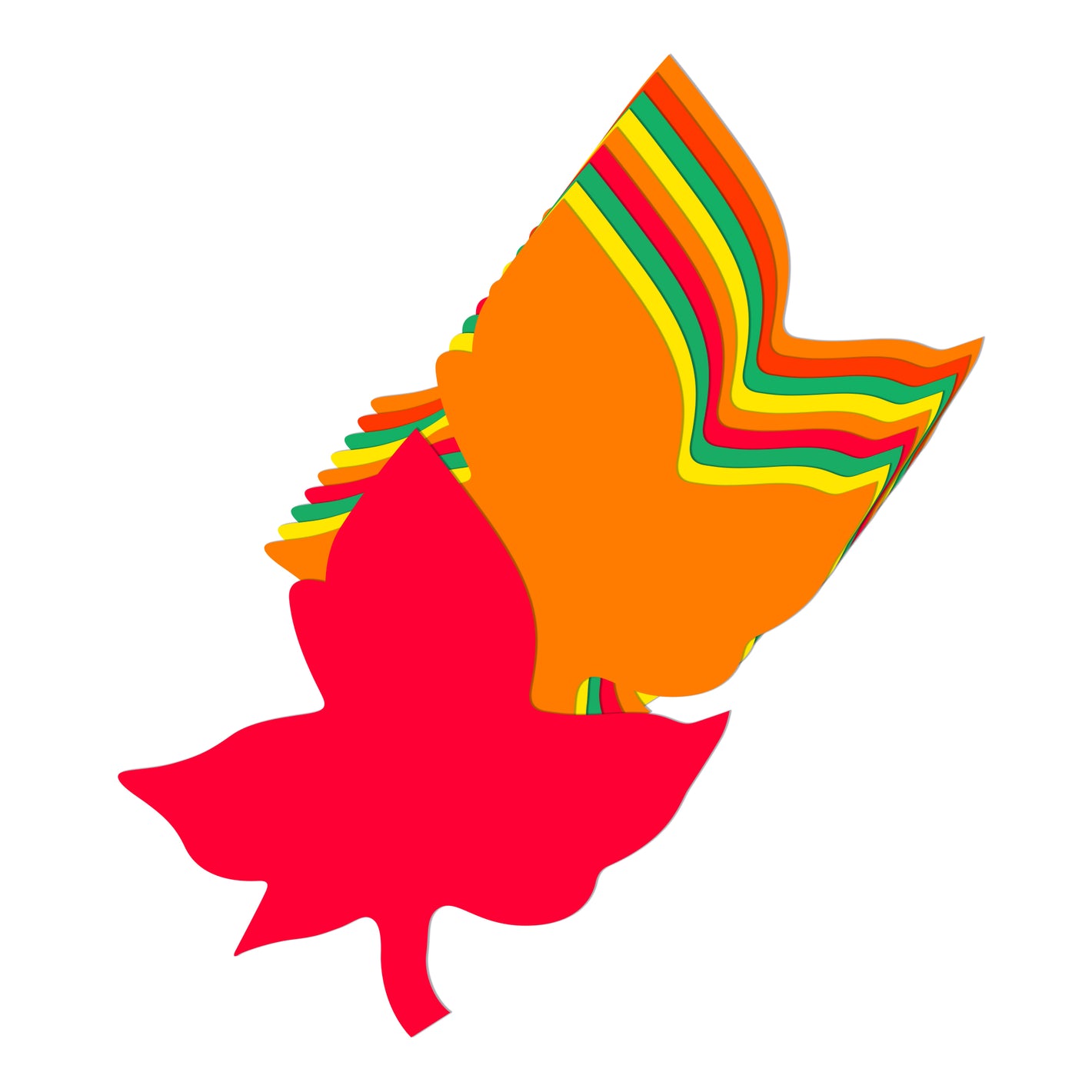 Bright Shapes - 6" Leaf