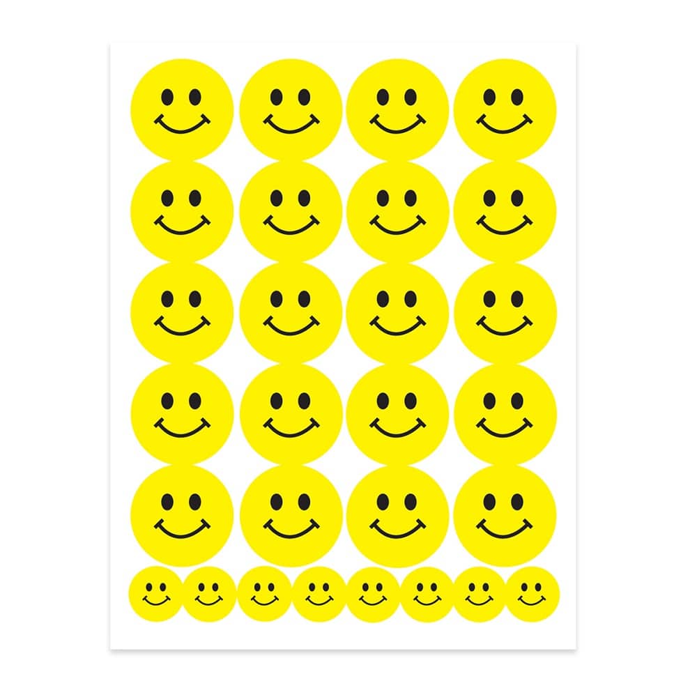 Smiley Face Stickers | Hygloss Products