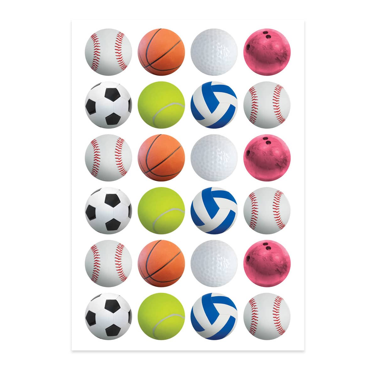 Sports Ball Stickers | Stickers for Kids | Hygloss Products