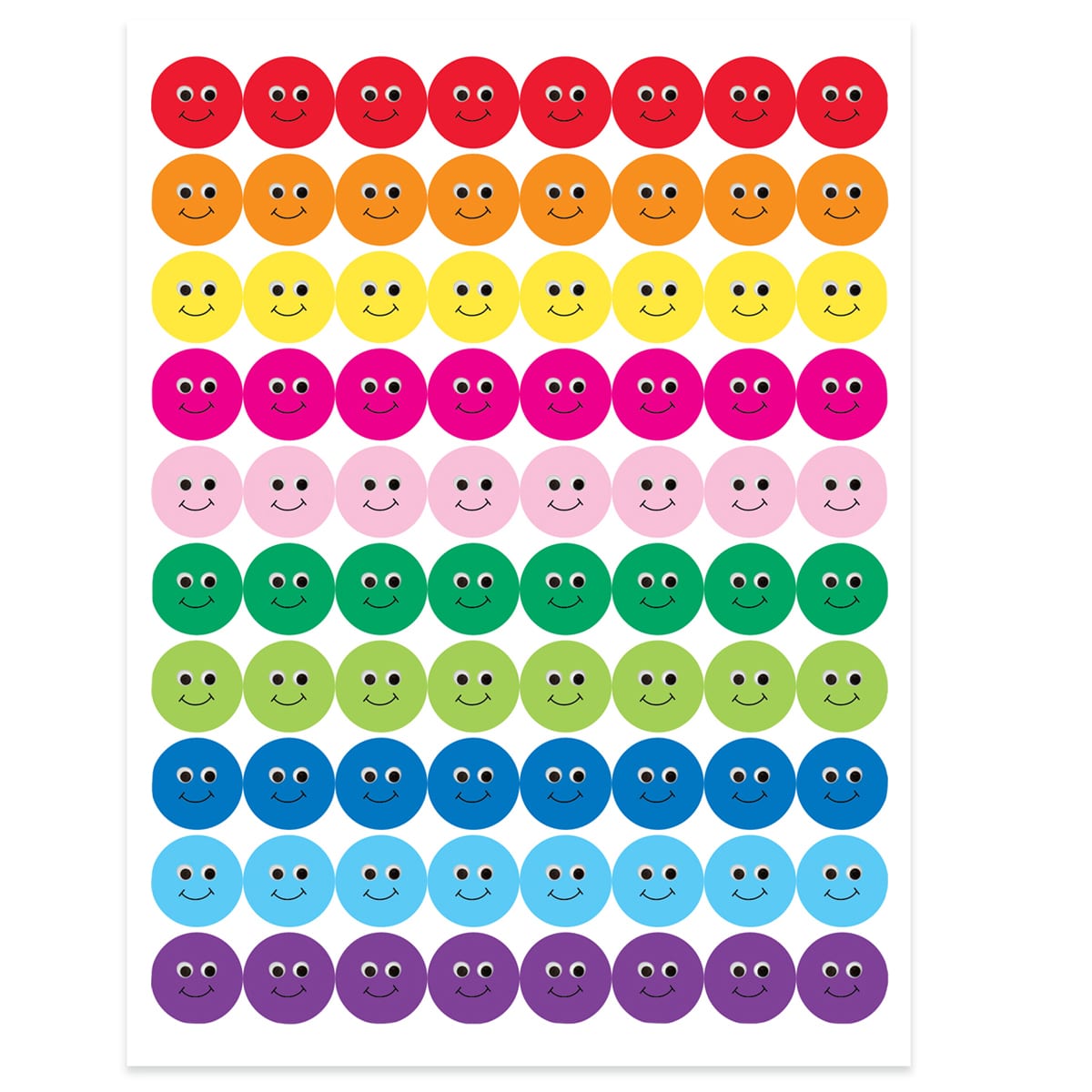 Smiley Face Stickers | Hygloss Products