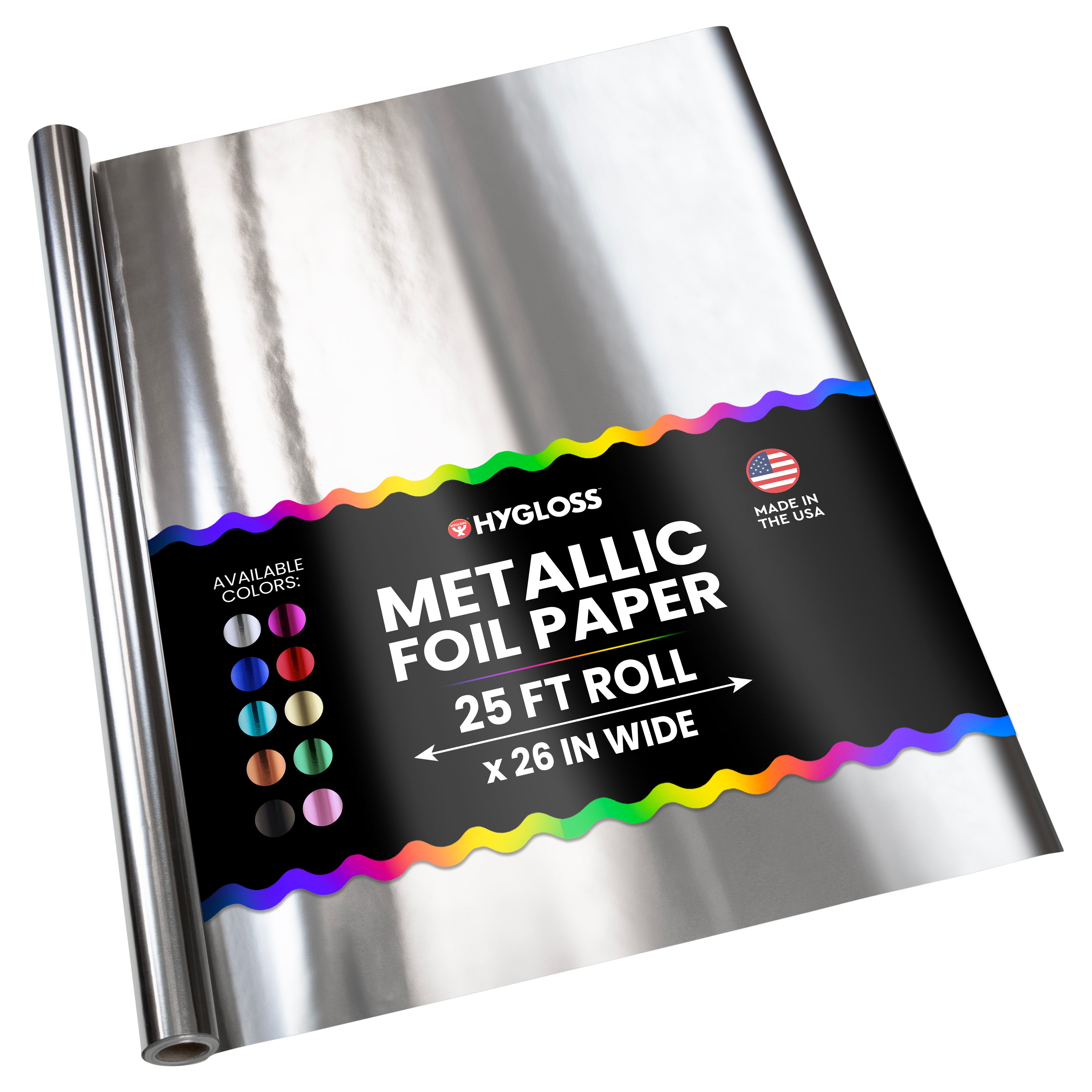 Metallic Foil Paper Rolls - 26
