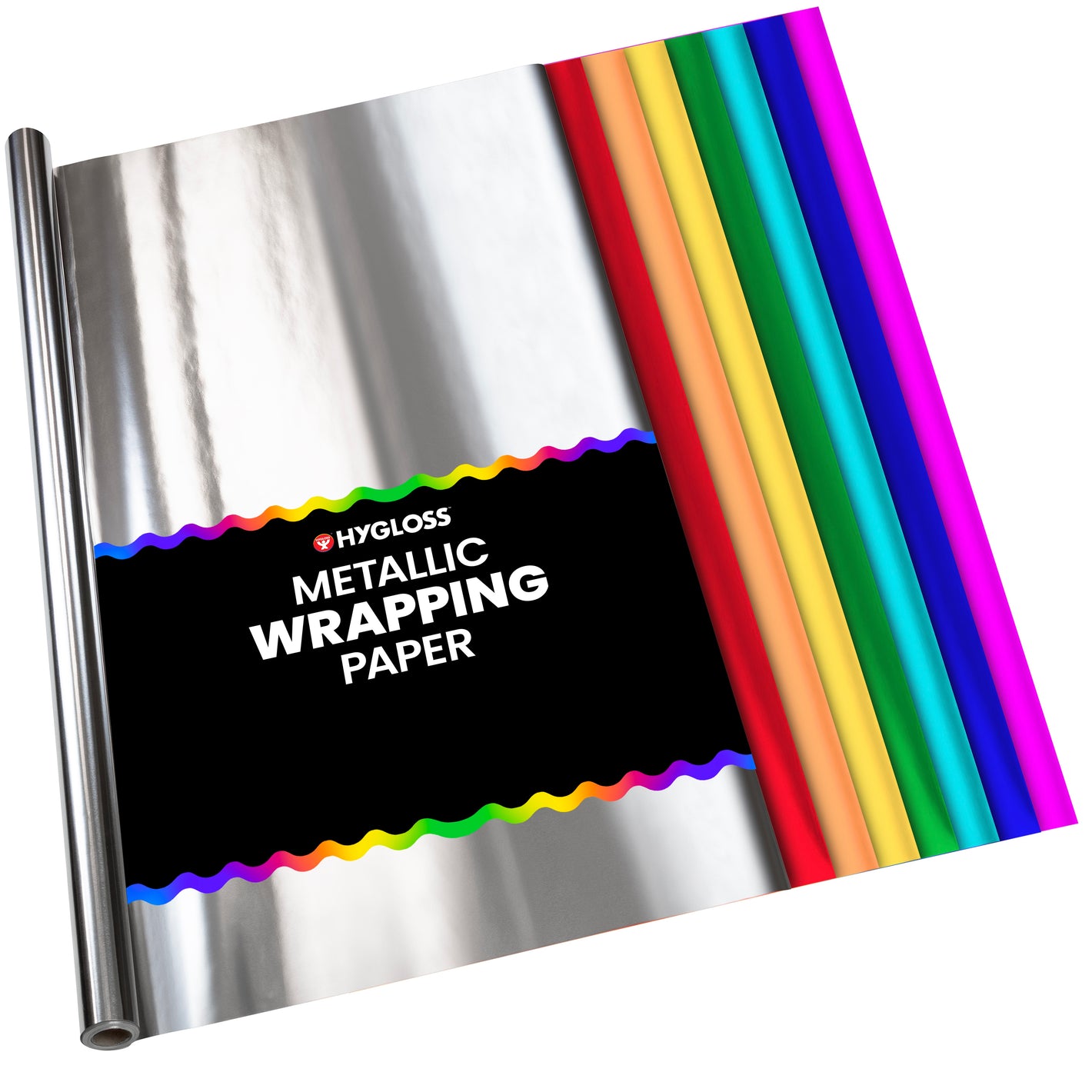 Metallic Foil Paper Rolls - 26" Wide x 25 Ft Long