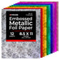 Embossed Metallic Paper