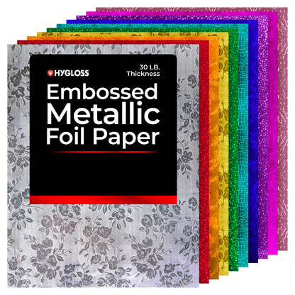 Embossed Metallic Paper