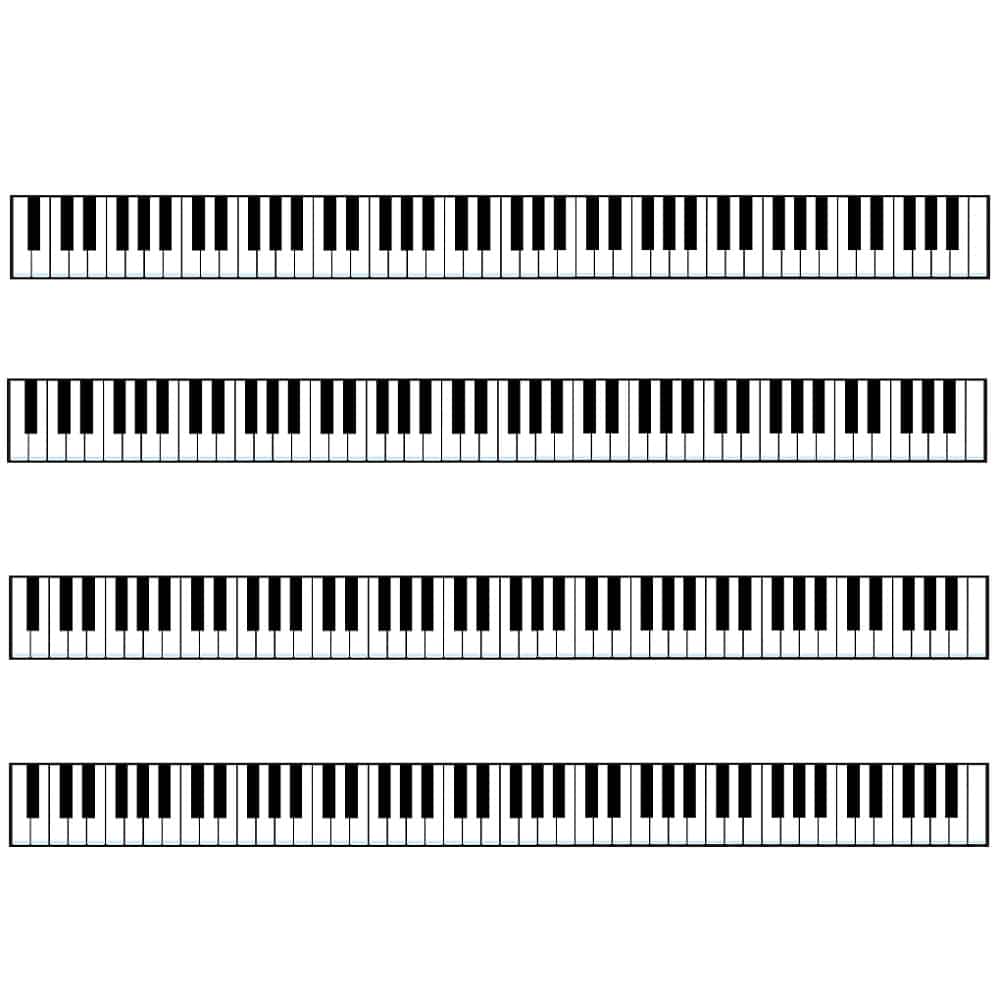 Piano Classroom Border | Hygloss Products