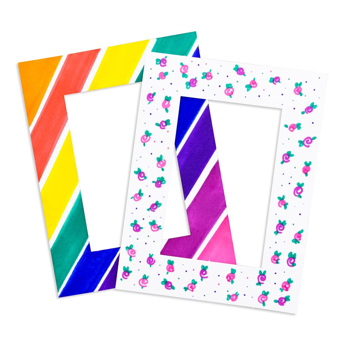 Paper Stack Picture Frame White Paper Frames | Cardstock Frames | Hygloss Products