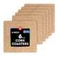 Cork Coasters 3mm Thick