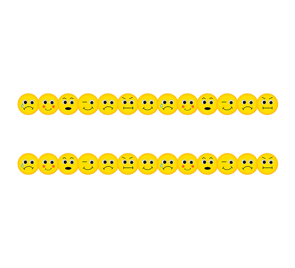 Sentiment Border Emotions Classroom Border | Hygloss Products