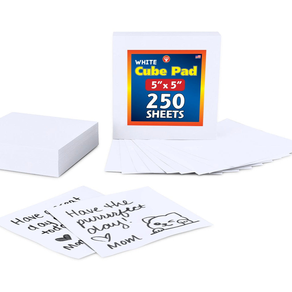 Note Paper Cube Bright Cube Pads | Hygloss Products