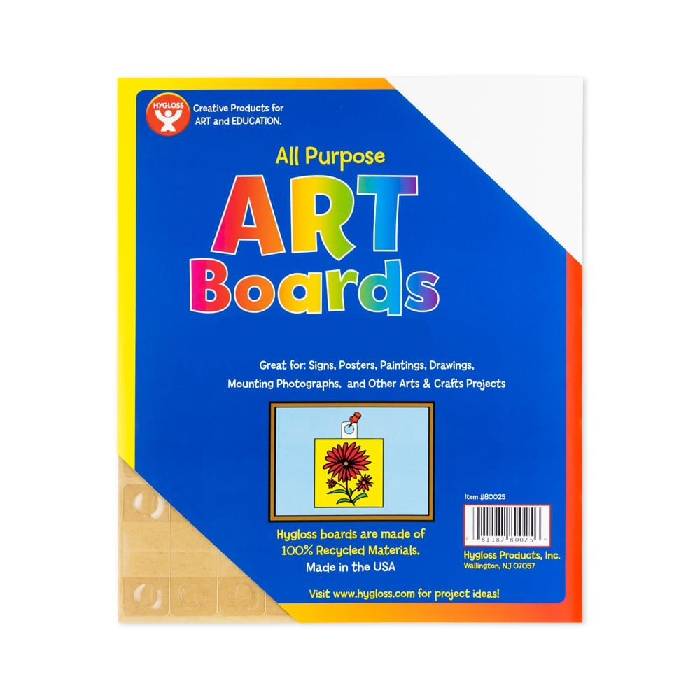 Art Board Cardstock with Hang-Ups