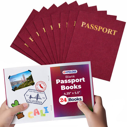 Blank Passport Books