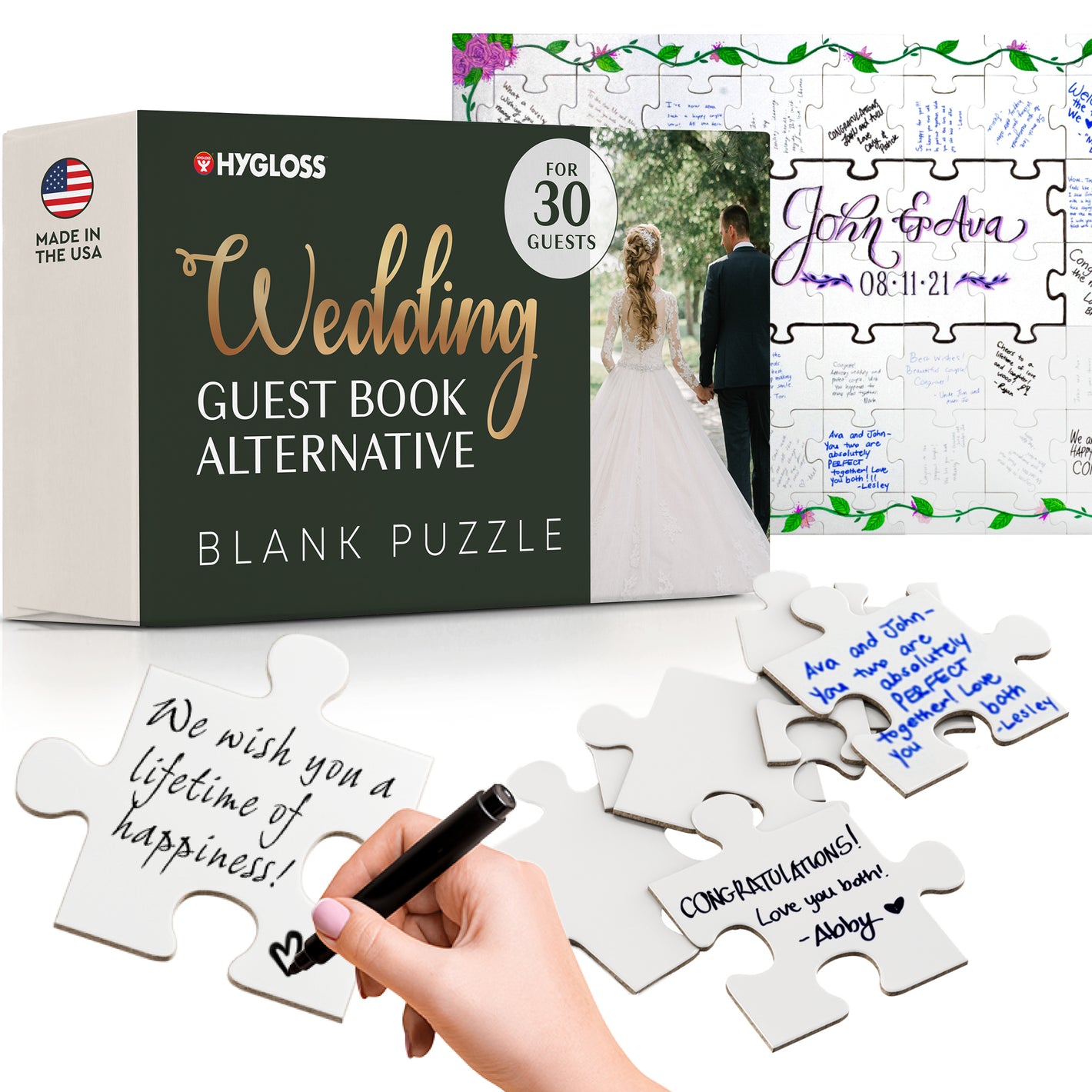 Wedding Guest Book Puzzles