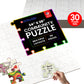 Community Puzzles - 24" x 48" - 56 Puzzle Pieces