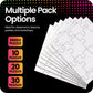 picture of multiple junior community puzzles, explainingh options for different quantities on a black background.

