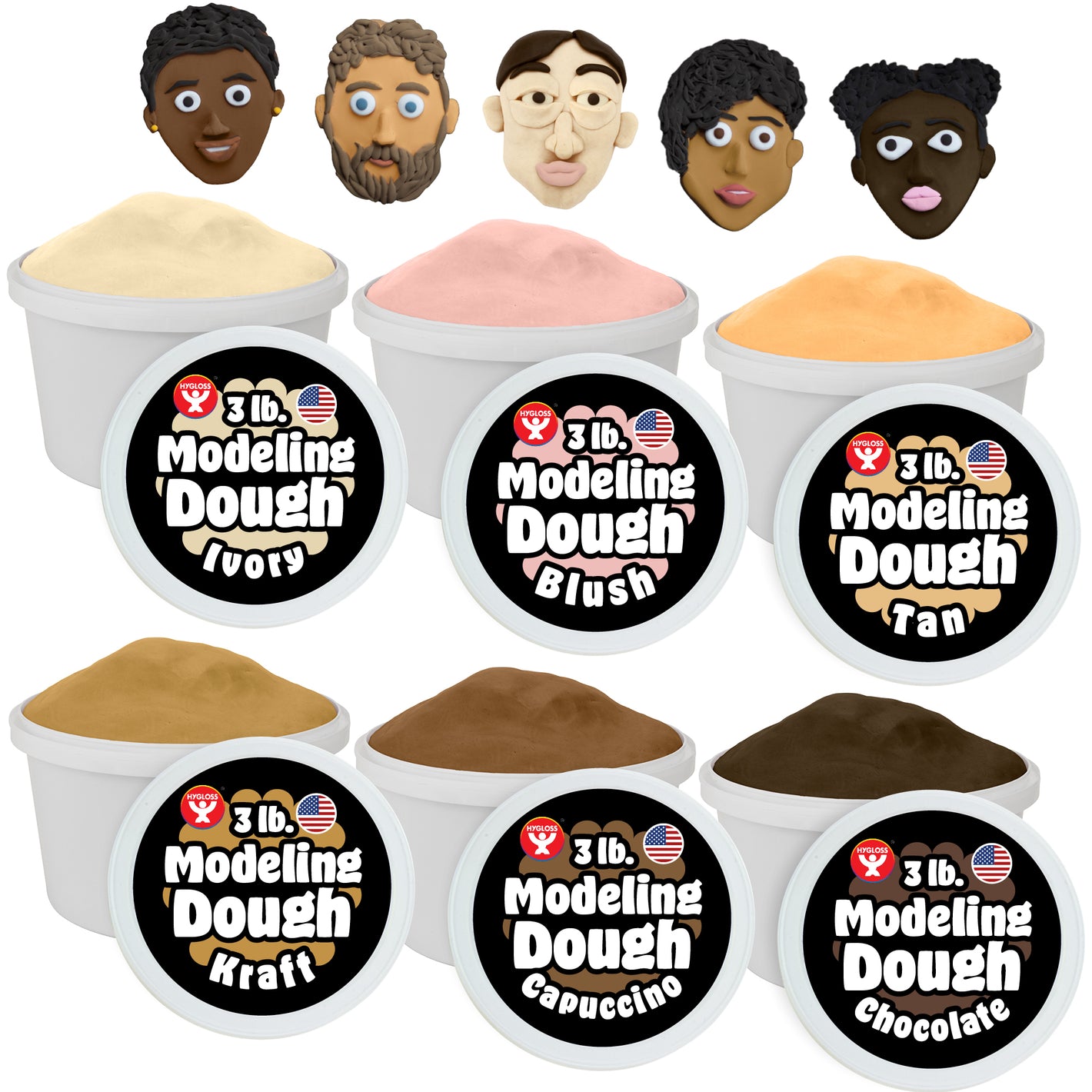 Dazzlin' Dough - Multicultural Modeling Dough