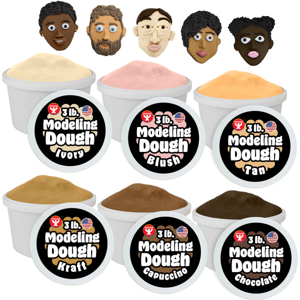 Dazzlin' Dough - Multicultural Modeling Dough | Hygloss Products