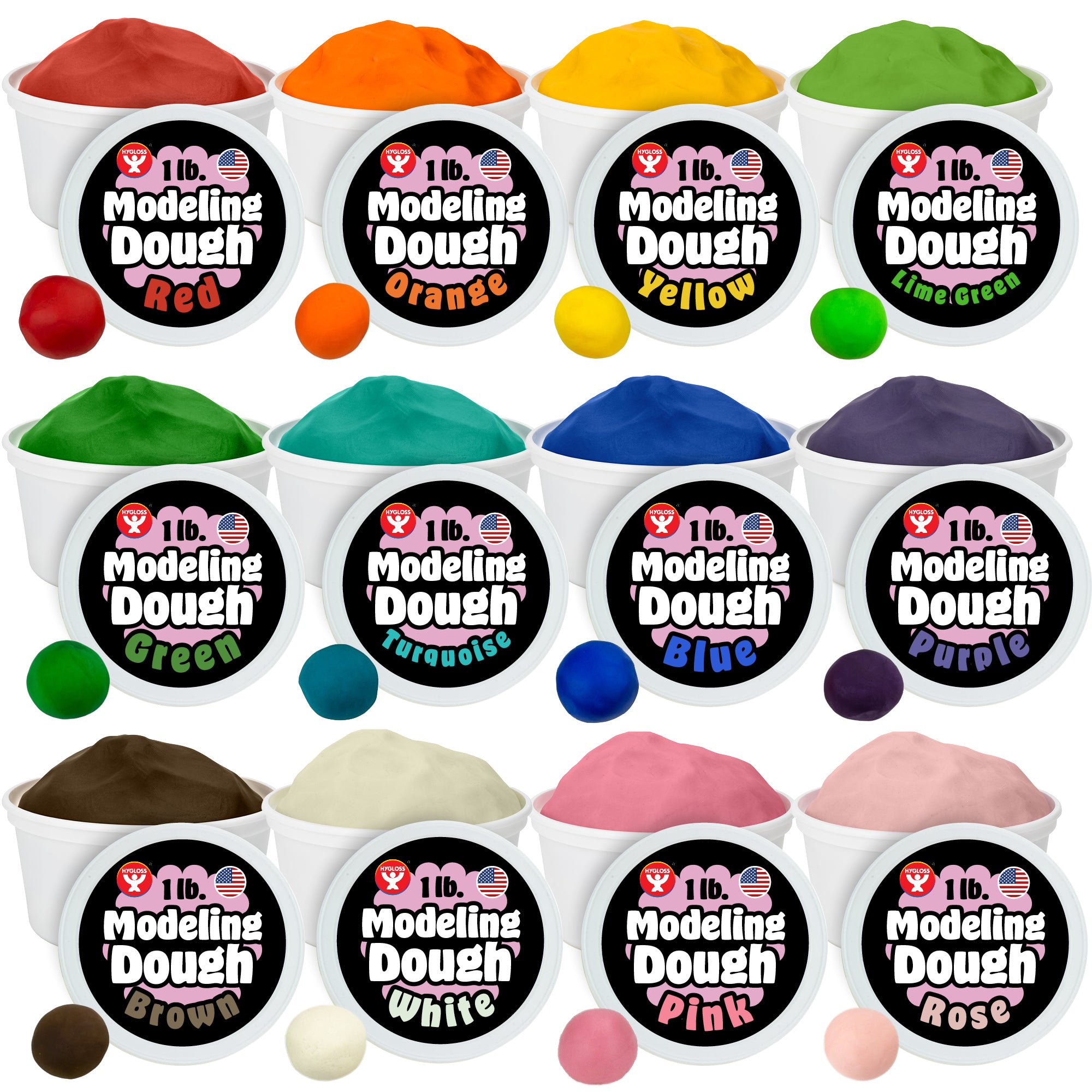Dazzlin' Dough Kids Modeling Dough | Hygloss Products