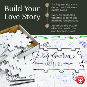 Wedding Guest Book Puzzles
