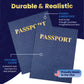 Blank Passport Books