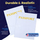 Blank Passport Books