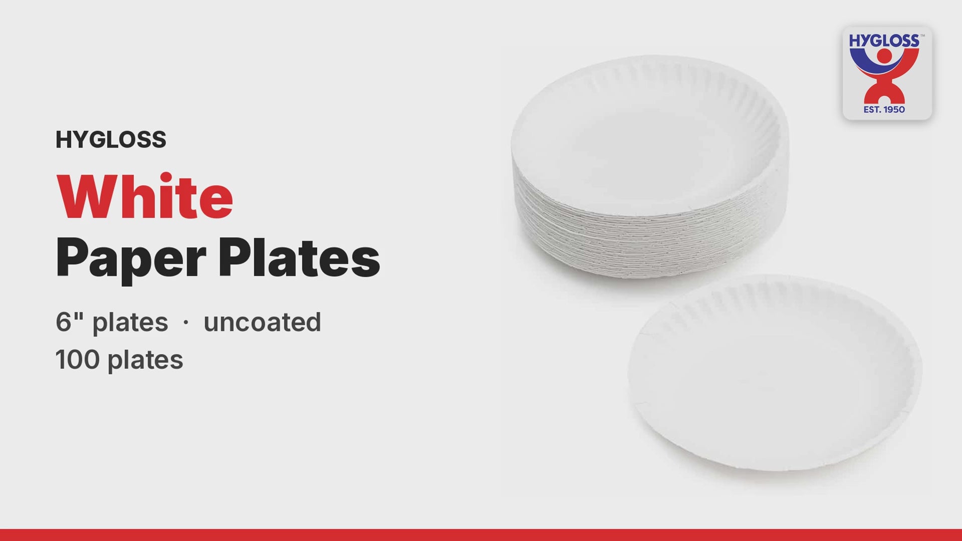 White Paper Plates video
