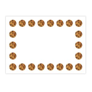 chocolate chip cookies name tags
