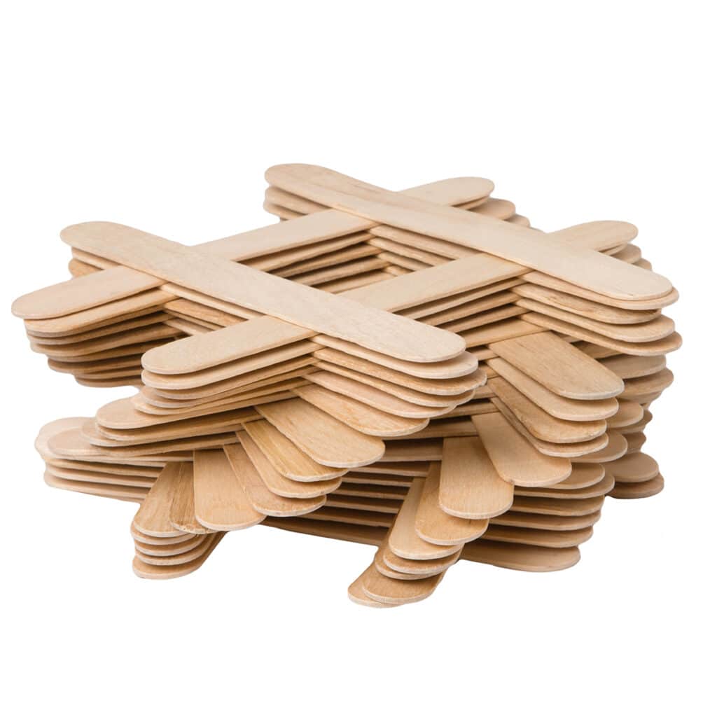 Hygloss Natural Wood Popsicle Sticks - Craft Stick - Great for Arts and  Crafts - People Shape - 6.25 Inches High - 6 Pcs