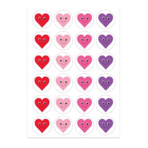 happy hearts stickers