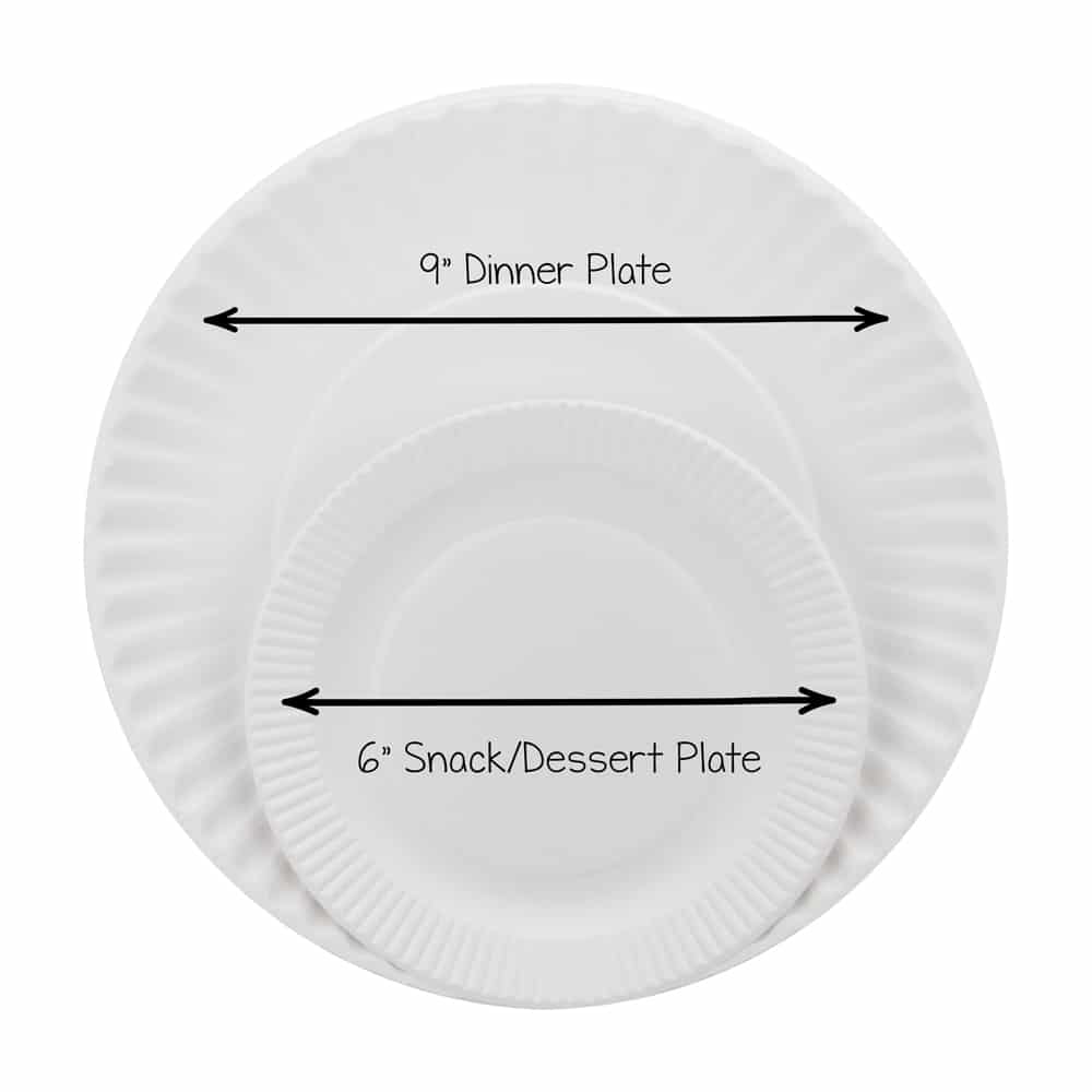 White Paper Plates  Craft and Classroom Supplies by Hygloss