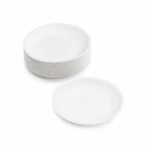 white paper plates