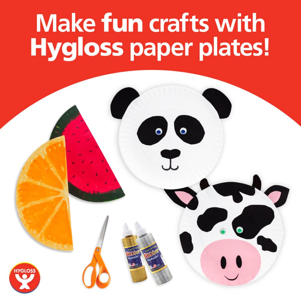Hygloss® White Paper Plates, 9-Inch, 100 Per Pack, 6 Packs