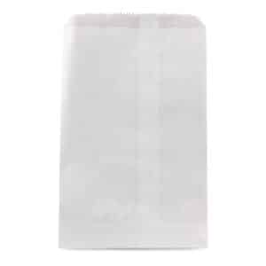 White Pinch-Bottom Paper Bags