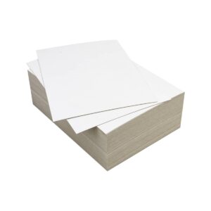 Cardboard, White & Gray/ Brown, 28 pt.