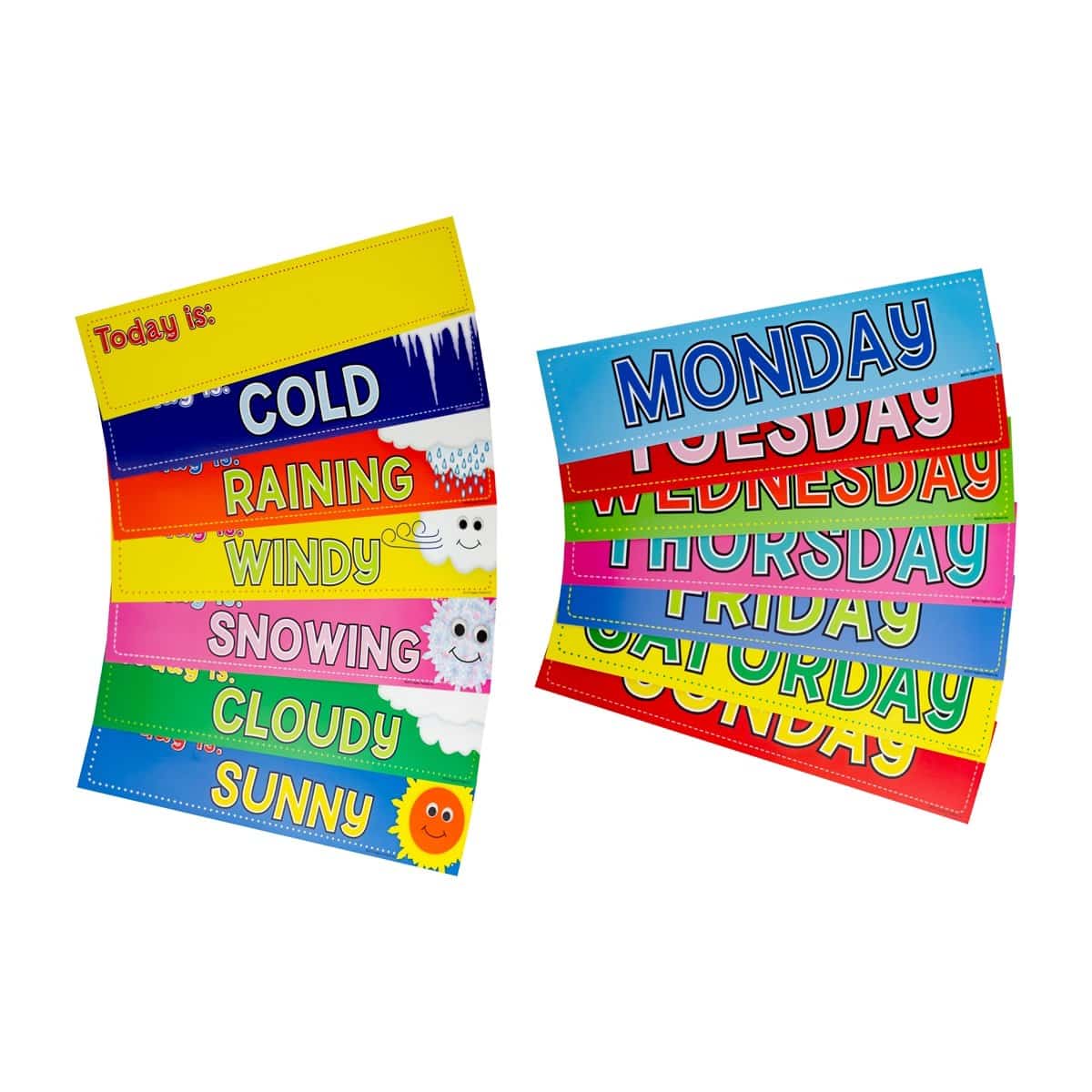 Days of the Week & Weather Cards