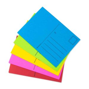 Colorful Blank Postcards