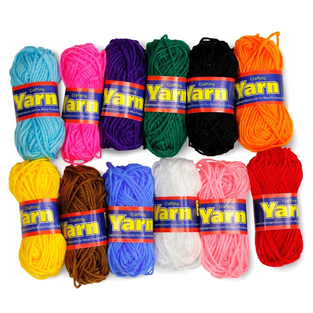 Assorted Color Yarn, Acrylic Yarn, Crochetting, Crafting