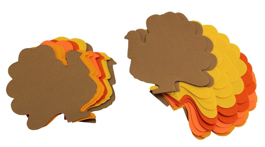  Hygloss Leaf Shape Paper Cut-Outs for Arts & Crafts-Many  Creative Uses-Fall-Themed Activities-6.5 Inches-40 Pcs, Assorted Vibrant  Colors Count : Office Products