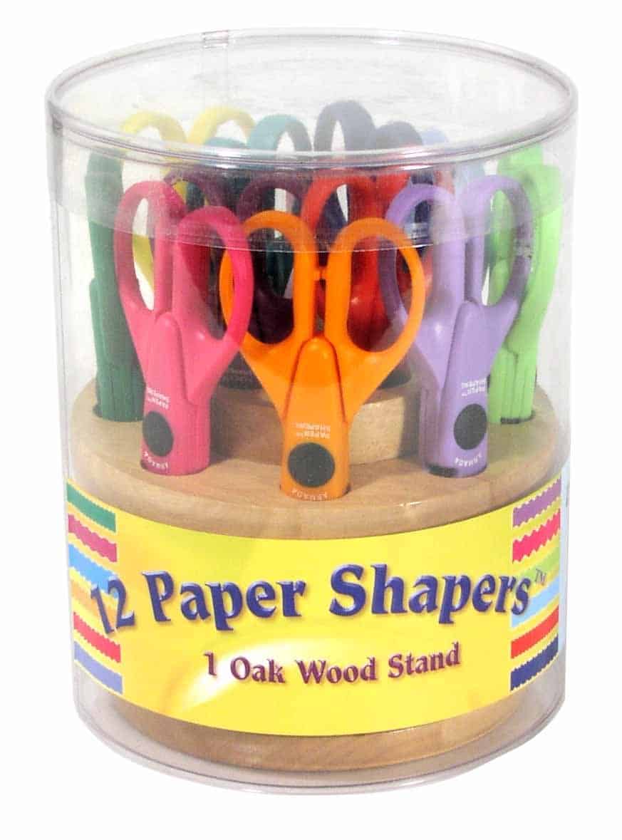 12 New Paper Shapers® in Wood Stand