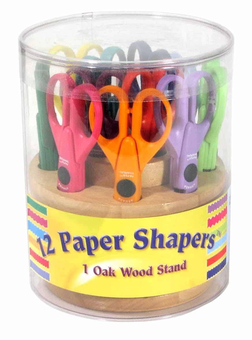 12 New Paper Shapers® in Wood Stand