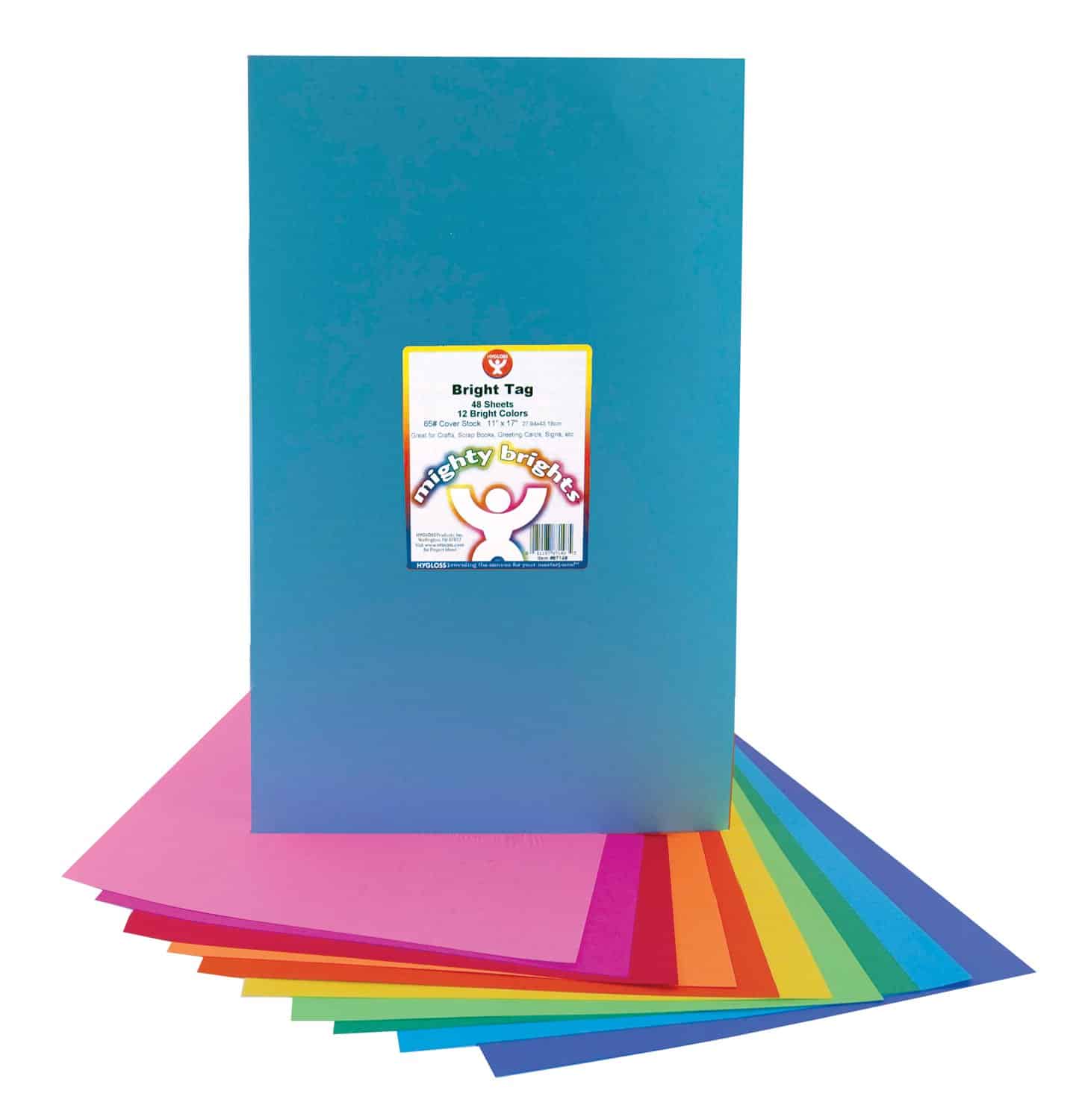 Bright Multi-Color Card Stock Paper- 200 Sheets – Remarkable U Crafts