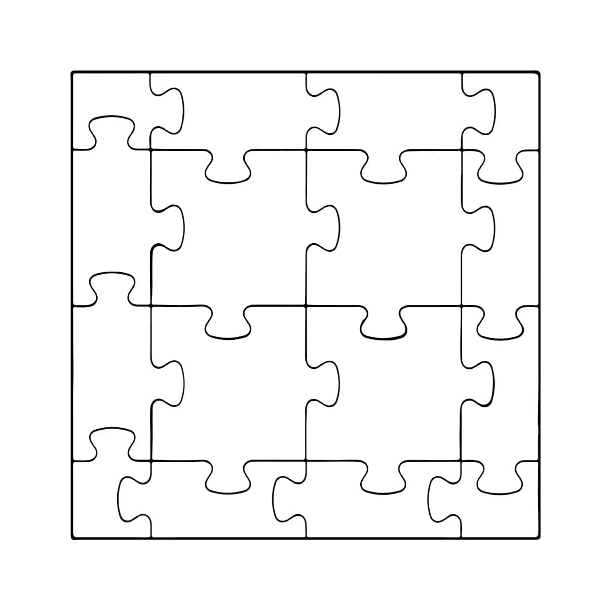 Community Puzzle Junior - 16 Pcs - Hygloss Products Teacher 