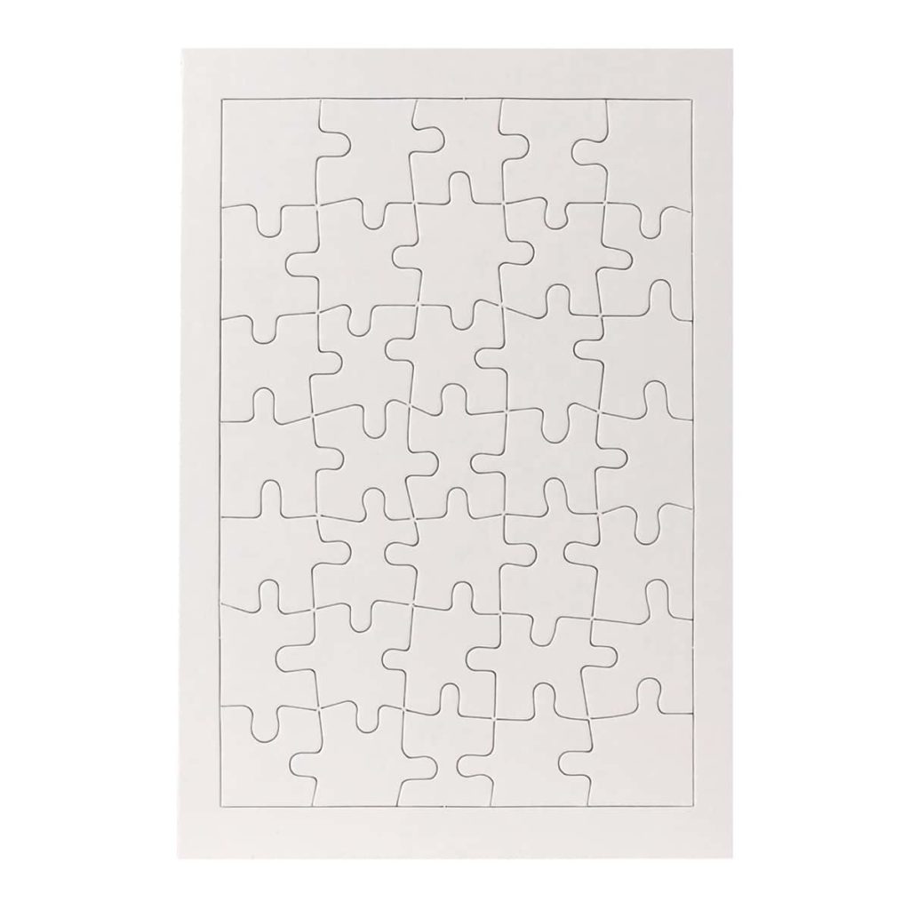Blank Puzzles With Frames, Kids Crafts