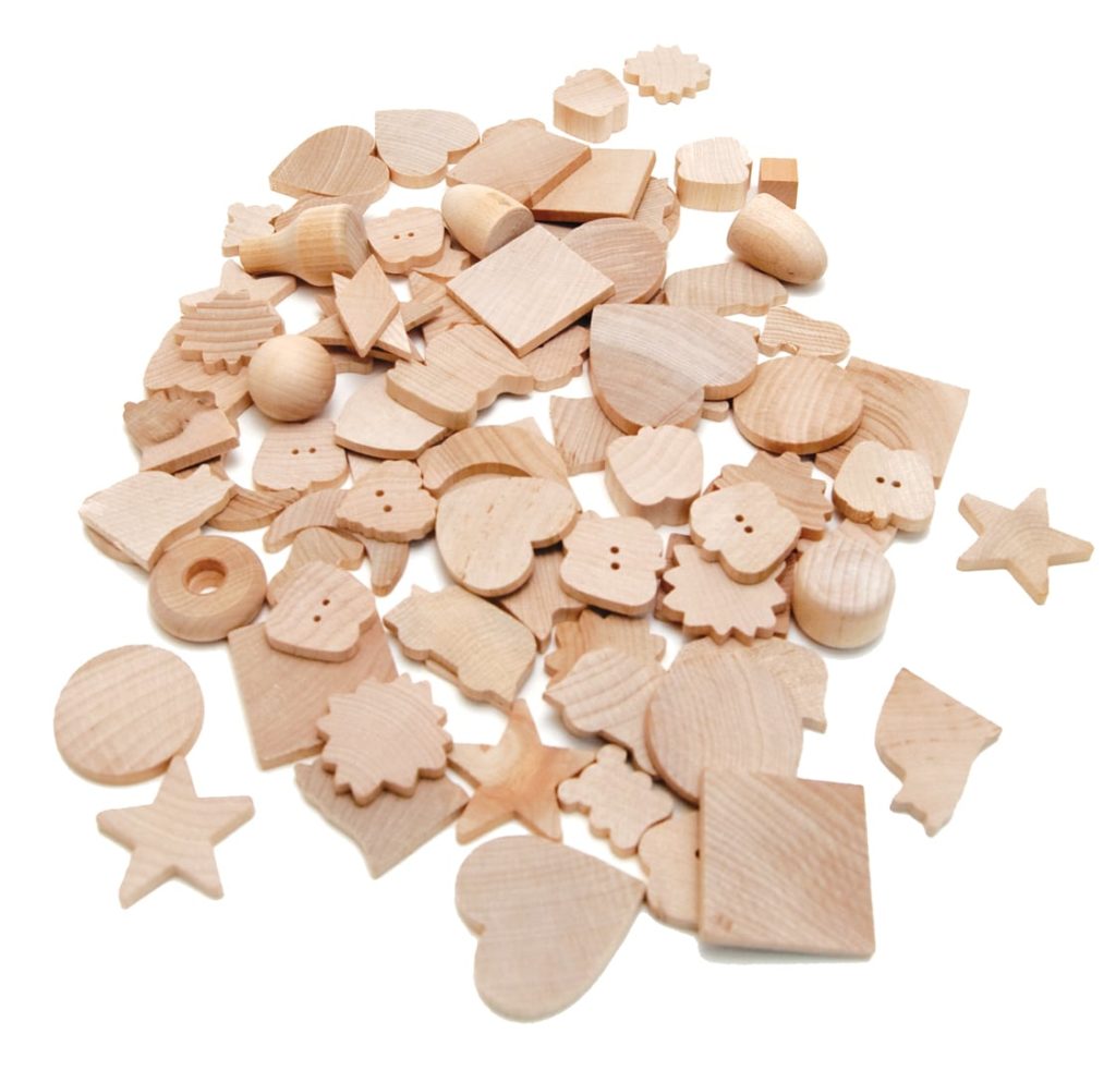 Wood Shapes Assortments  Craft and Classroom Supplies by Hygloss