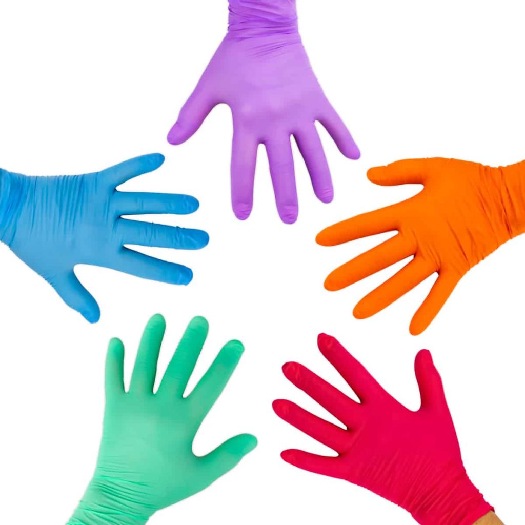Colorful Nitrile Gloves