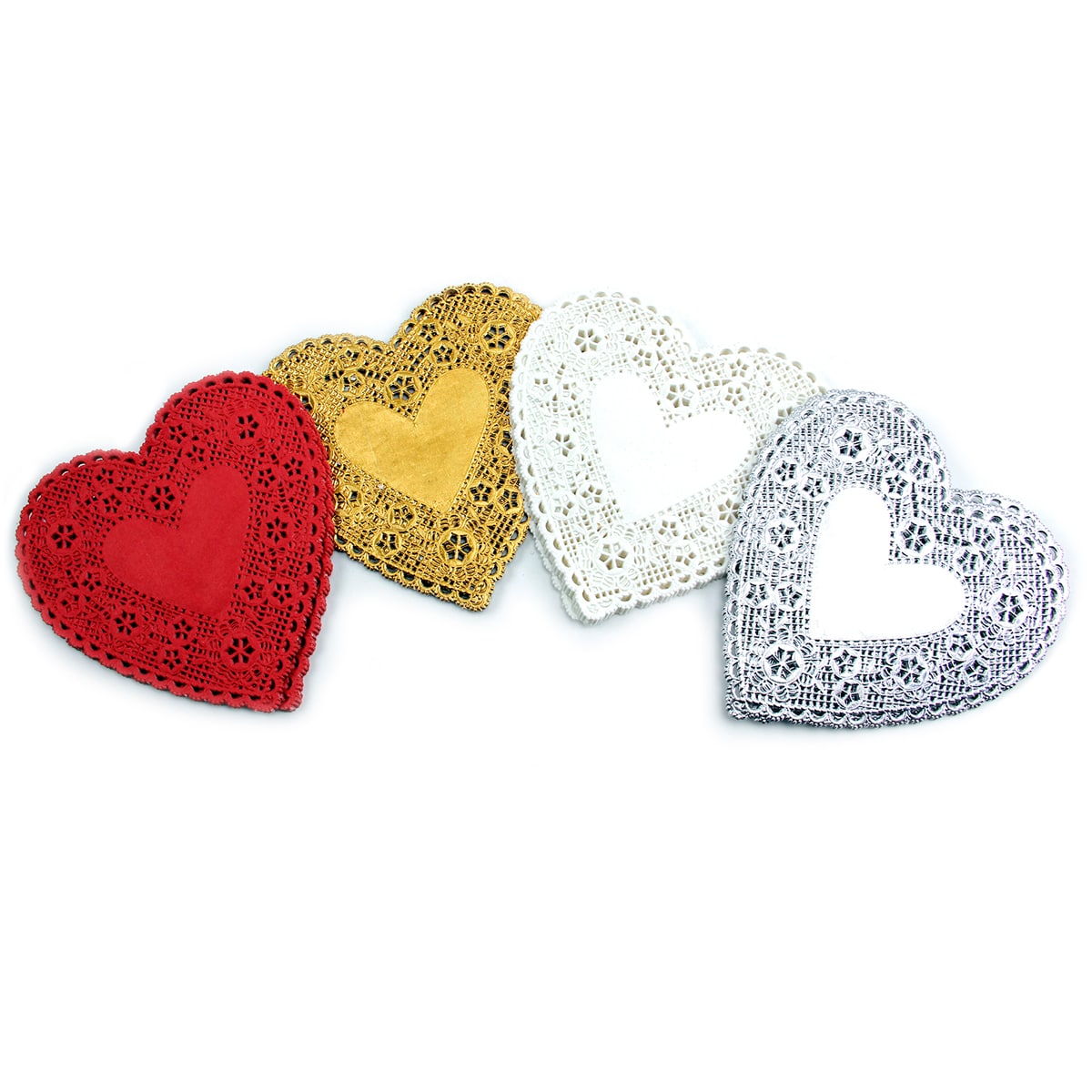 Assorted Heart Doily Packages